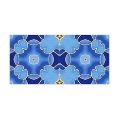 Blue Ornate Yoga Headband by Dazzleway