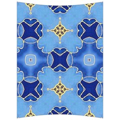 Blue Ornate Back Support Cushion by Dazzleway