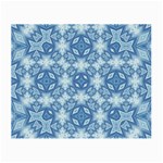 Blue pattern Small Glasses Cloth (2 Sides) Front