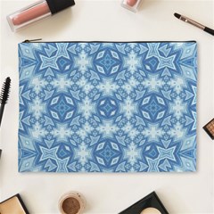 Blue Pattern Cosmetic Bag (xl)