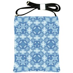 Blue Pattern Shoulder Sling Bag by Dazzleway