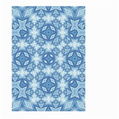 Blue Pattern Large Garden Flag (two Sides) by Dazzleway