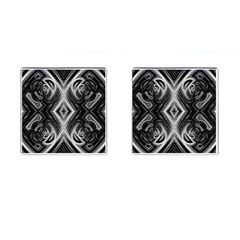 Black And White Cufflinks (square) by Dazzleway