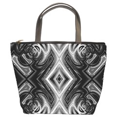 Black And White Bucket Bag by Dazzleway