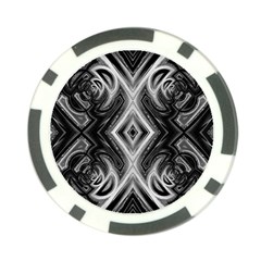 Black And White Poker Chip Card Guard (10 Pack) by Dazzleway