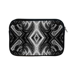 Black And White Apple Ipad Mini Zipper Cases by Dazzleway