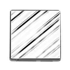 High Contrast Minimalist Black And White Modern Abstract Linear Geometric Style Design Memory Card Reader (square 5 Slot) by dflcprintsclothing