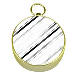 High contrast minimalist black and white modern abstract linear geometric style design Gold Compasses