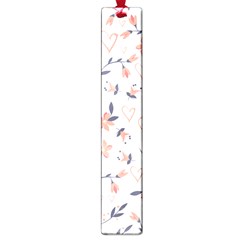 Flowers And Hearts Large Book Marks by Sobalvarro