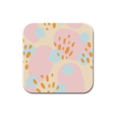 Girly Rubber Square Coaster (4 Pack)  by Sobalvarro