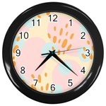 Girly Wall Clock (Black) Front