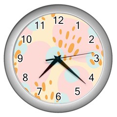 Girly Wall Clock (silver) by Sobalvarro