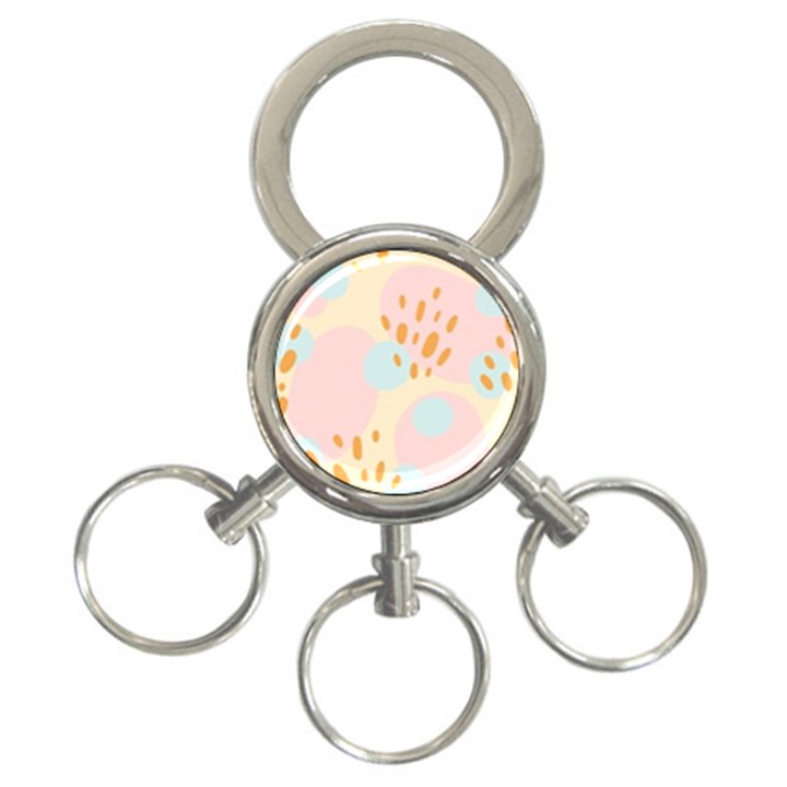 Girly 3-Ring Key Chain