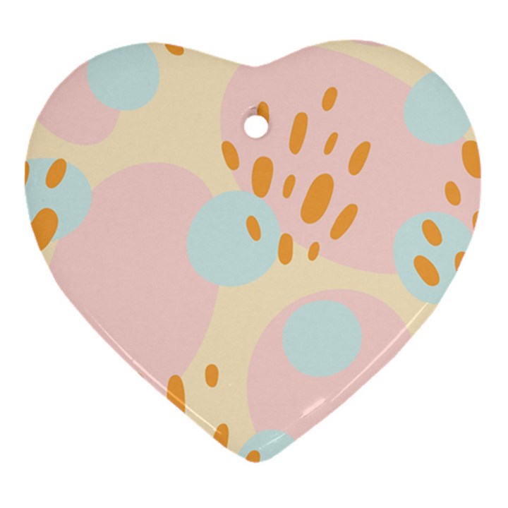 Girly Heart Ornament (Two Sides)