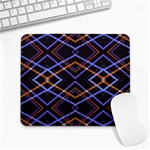 Intersecting Diamonds Motif Print Pattern Large Mousepads Front