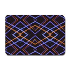 Intersecting Diamonds Motif Print Pattern Small Doormat  by dflcprintsclothing