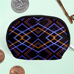 Intersecting Diamonds Motif Print Pattern Accessory Pouch (medium) by dflcprintsclothing