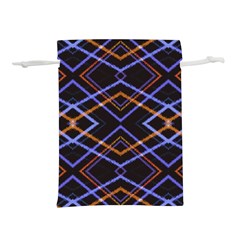 Intersecting Diamonds Motif Print Pattern Lightweight Drawstring Pouch (s) by dflcprintsclothing