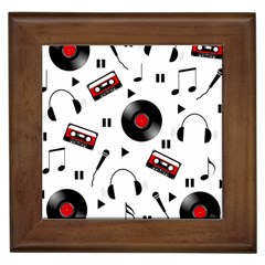 Music Life Framed Tile by Valentinaart