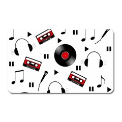 Music Life Magnet (rectangular) by Valentinaart