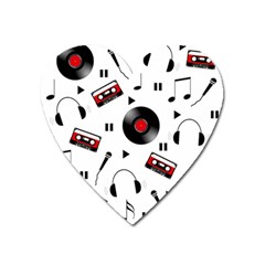 Music Life Heart Magnet by Valentinaart