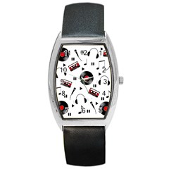 Music Life Barrel Style Metal Watch by Valentinaart