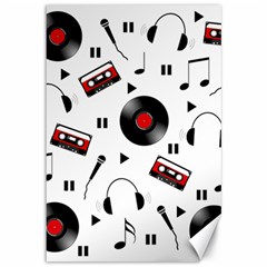 Music Life Canvas 12  X 18  by Valentinaart