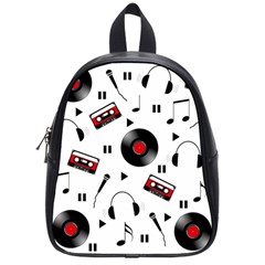 Music Life School Bag (small) by Valentinaart