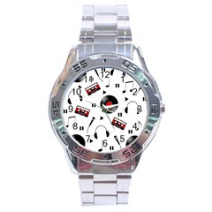 Music Life Stainless Steel Analogue Watch by Valentinaart