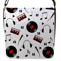 Music Life Flap Closure Messenger Bag (s) by Valentinaart