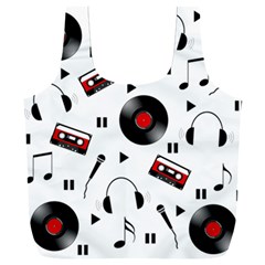 Music Life Full Print Recycle Bag (xxxl) by Valentinaart