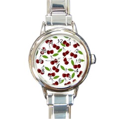 Fruit Life Round Italian Charm Watch by Valentinaart