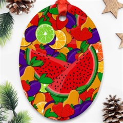 Fruit Life 2  Ornament (oval)