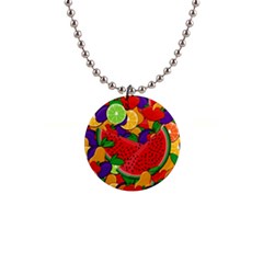 Fruit Life 2  1  Button Necklace by Valentinaart