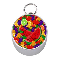 Fruit Life 2  Mini Silver Compasses by Valentinaart