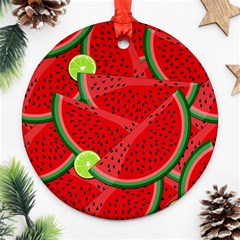 Fruit Life 3 Ornament (round) by Valentinaart