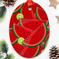 Fruit Life 3 Ornament (oval) by Valentinaart