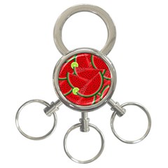 Fruit Life 3 3-ring Key Chain by Valentinaart