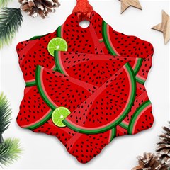 Fruit Life 3 Ornament (snowflake) by Valentinaart