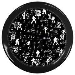 Elvis Wall Clock (black)