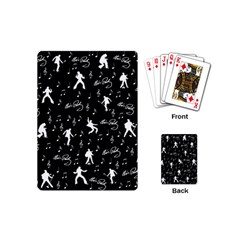 Elvis Playing Cards Single Design (mini) by Valentinaart