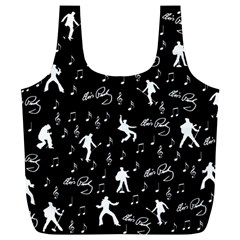 Elvis Full Print Recycle Bag (xl) by Valentinaart