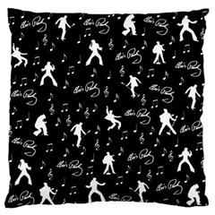 Elvis Large Flano Cushion Case (one Side) by Valentinaart