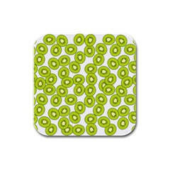 Fruit Life 4 Rubber Square Coaster (4 Pack)  by Valentinaart