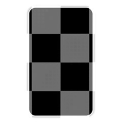 Black Gingham Check Pattern Memory Card Reader (rectangular) by yoursparklingshop