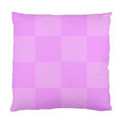 Pink Gingham Check Squares Standard Cushion Case (one Side) by yoursparklingshop