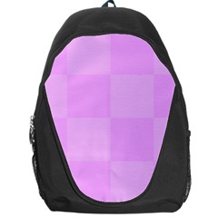 Pink Gingham Check Squares Backpack Bag by yoursparklingshop