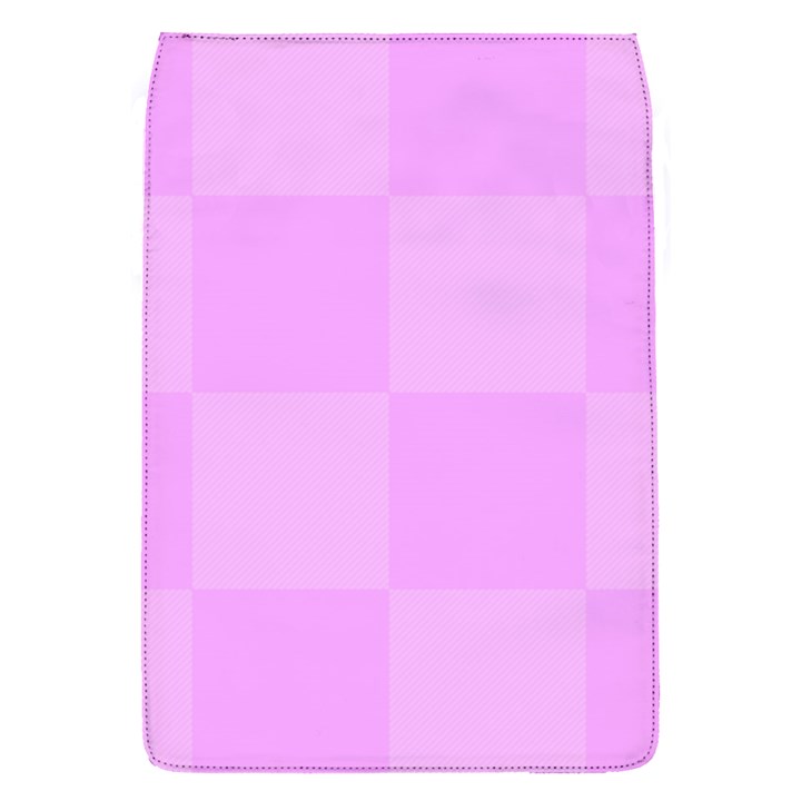 Pink Gingham Check Squares Removable Flap Cover (S)