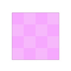 Pink Gingham Check Squares Satin Bandana Scarf by yoursparklingshop