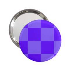 Purple Gingham Check Squares Pattern 2 25  Handbag Mirrors by yoursparklingshop